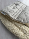 Comfy Co. Favourite Combo's - Quilted Natural Linen & Boucle Bear