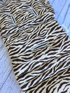 Comfy Co. Favourite Combo's - 100% Natural Quilted Linen / Brown Animal Print