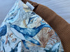 Pre-made Pram Liner Size 2 - Tan Corduroy & Nautical