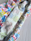 Pre-Made Trolley Liner - Bows & Flower Fleece