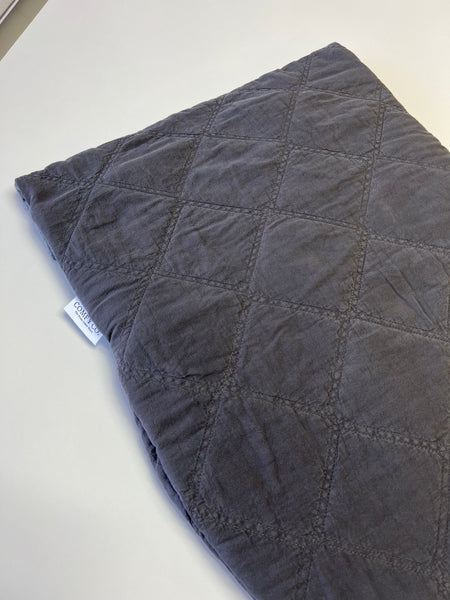 Pre-made Winter Foot Muff - Charcoal Quilted Cotton
