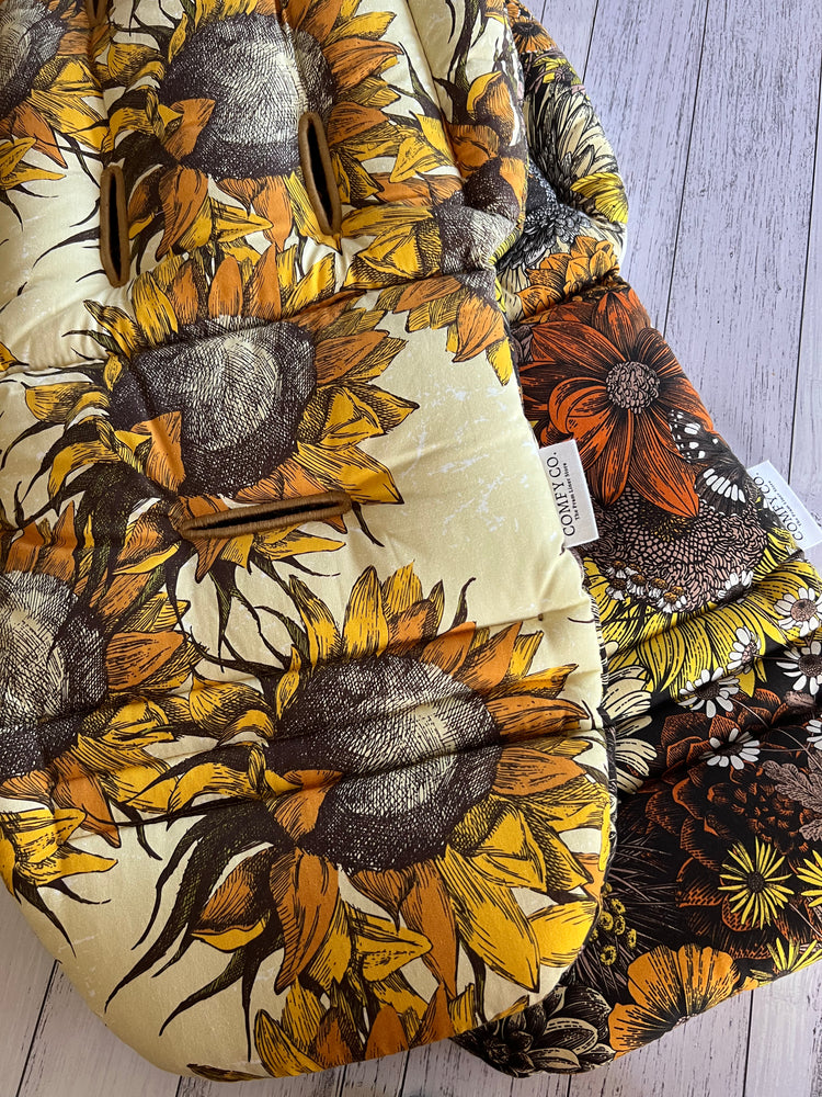 Floral pram liner sales