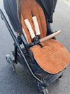 Comfy Co. Favourite Combo's - Rust Corduroy & Natural Beige (Low Pile) Boucle Pram Liner