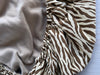 Pre-Made Trolley Liner - Animal Print & Beige Fleece