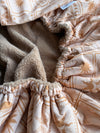 Pre-Made Trolley Liner - Boho Summer & Taupe Fleece