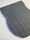 Pre-made Winter Foot Muff - Charcoal Quilted Cable Knit