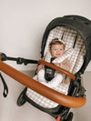 100% Linen Quilted Gingham & 100% Natural Linen