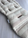 Comfy Co. Favourite Combo's - Rust Corduroy & Natural Beige Striped Quilted Cotton