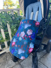 Pre-made Winter Foot Muff - Velvet Floral