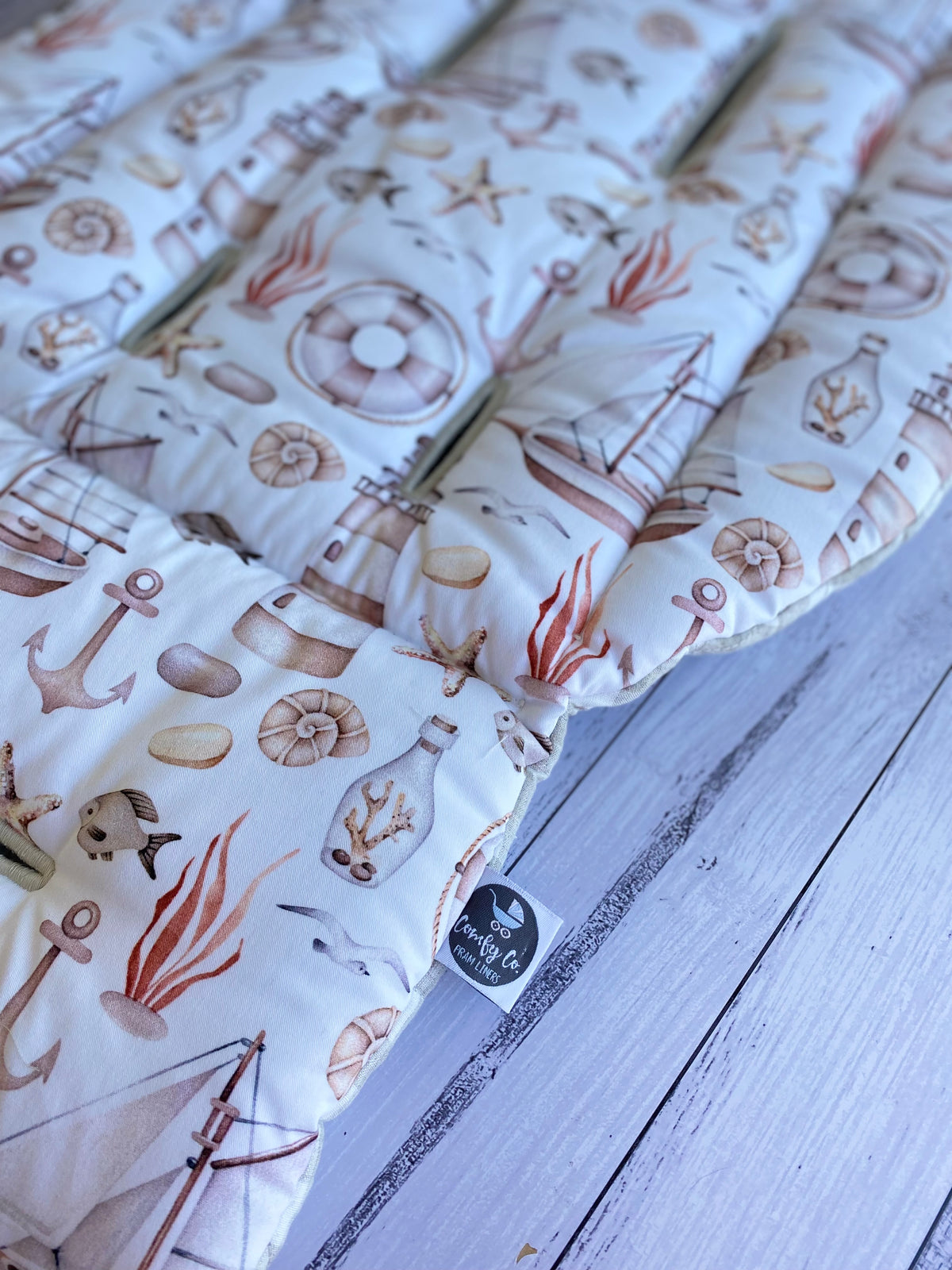 & Moses Fitted Sheets Nautical & Transport Comfy Co. Pram