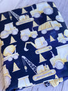 Bassinet & Moses Fitted Sheets - Nautical & Transport
